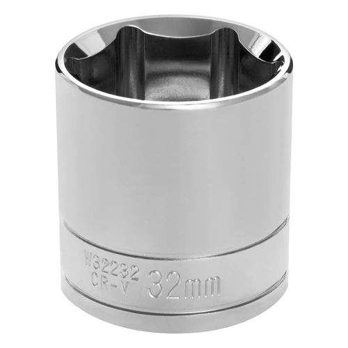 Performance Tool 1/2" Drive 32 mm 6 Point Socket