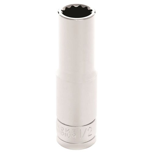Performance Tool 1/2" Drive 1/2" 12 Point Deep Well Socket