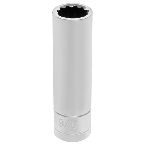 Performance Tool 1/2" Drive 9/16" 12 Point Deep Well Socket