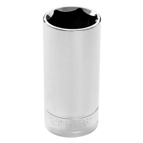 Performance Tool 1/2" Drive 1-1/16" 6 Point Deep Well Socket