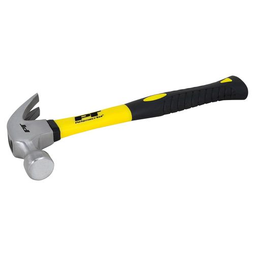 Performance Tools 16 oz Claw Hammer with Fiberglass Handle