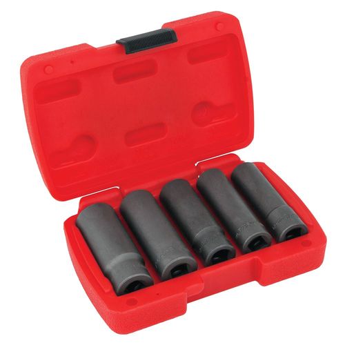 Performance Tool 5P pc 3/8" Drive Deep Well Bolt Extractor Set