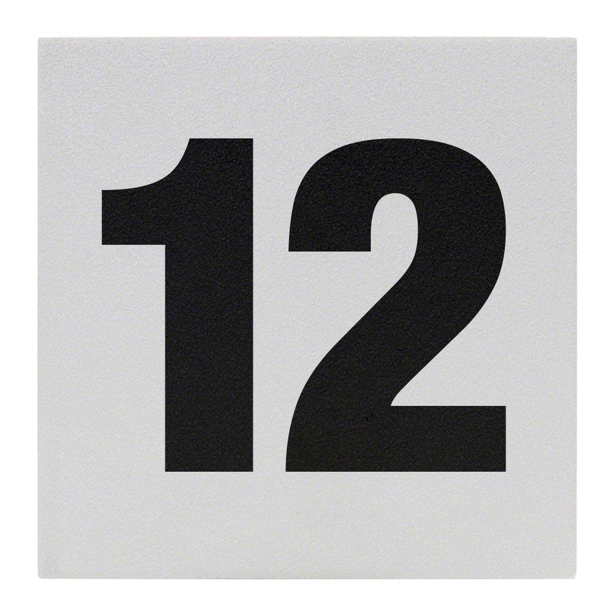 12 Ceramic Skid Resistant Tile Depth Marker 6 Inch x 6 Inch with 5 Inch Lettering