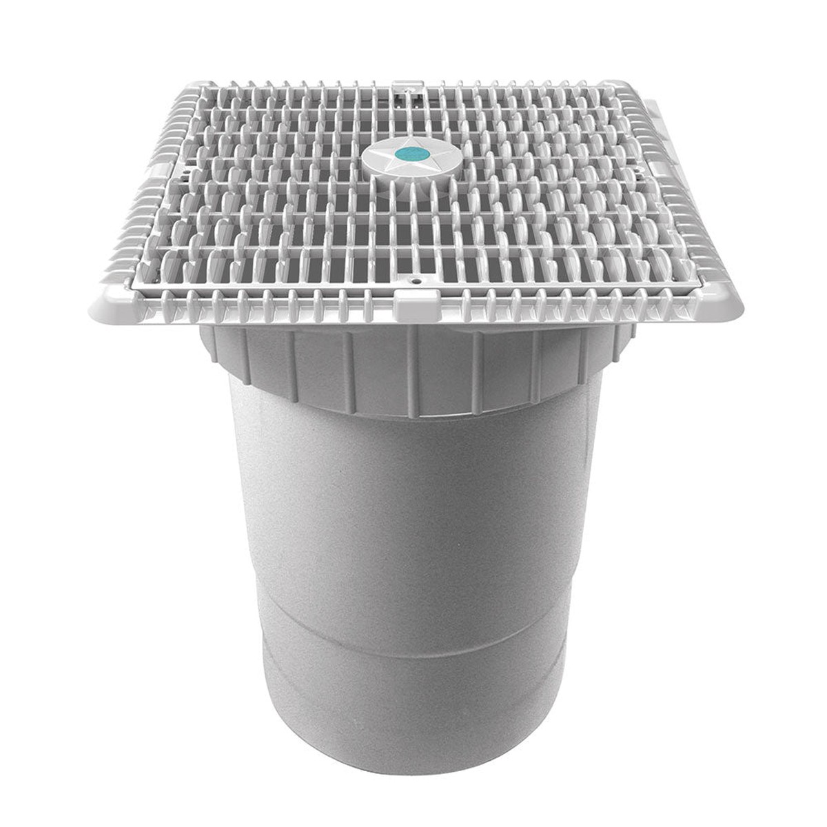12 Inch Square Wave Anti-Entrapment Suction Outlet Cover With 6 Inch Socket Deep Sump