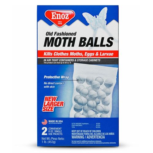 Enoz Old Fashioned Moth Balls, 16 Oz.