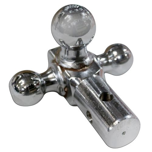 TowRight Rotating Tri Ball Insert Chrome Plated 1 7/8"- 2"- 2 5/16" Ball