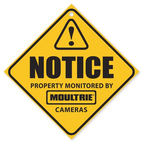 Moultrie Camera Surveillance Signs - 3pk