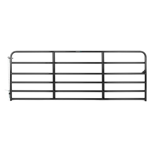 TARTER6-Bar Tube Gate, 12 ft. Long Black