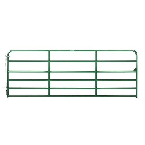 Tarter 12 Foot 6 Bar Economy Tube Gate Green - American Gate
