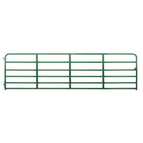 TARTER6-Bar Tube Gate, 16 ft. Long Green