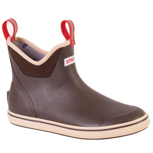 XTRATUF 6" Men's Ankle Deck Boot, Brown/Tan, 10