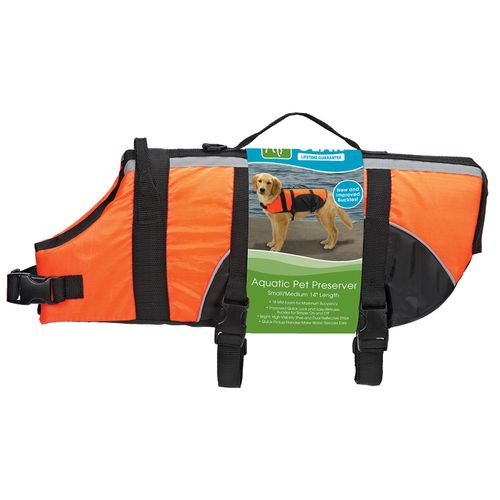 Guardian Gear Aquatic Pet Preserver, Small/Meduim, Orange