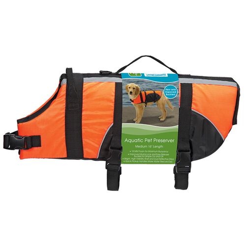 Guardian Gear Aquatic Pet Preserver, Medium, Orange