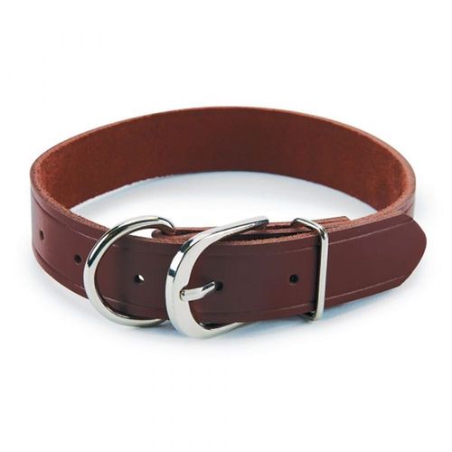 3/4" x 19" Single Leather Collar
