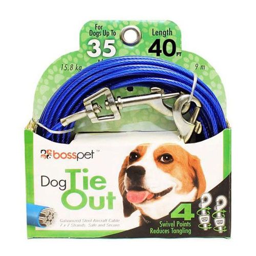 Boss Pets Medium Tie-Out, 40'