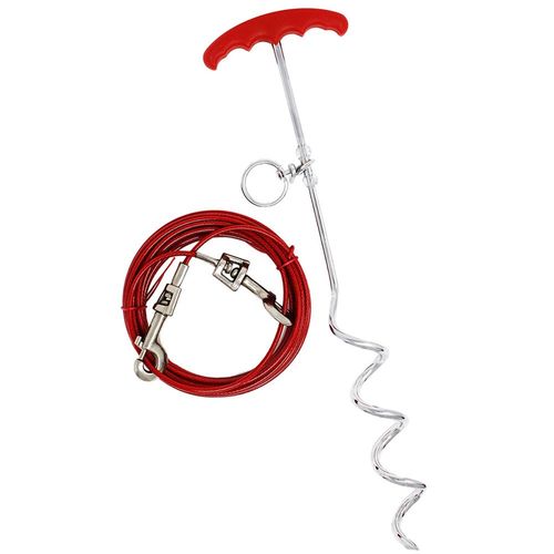 20' Large Tie-Out & Spiral Stake