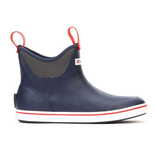 Men's XtraTuf 6" Ankle Deck Boot, Navy, Size 9
