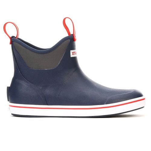 Men's XtraTuf 6" Ankle Deck Boot, Navy, Size 10