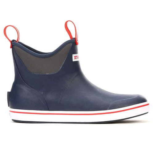 Men's XtraTuf 6" Ankle Deck Boot, Navy, Size 12