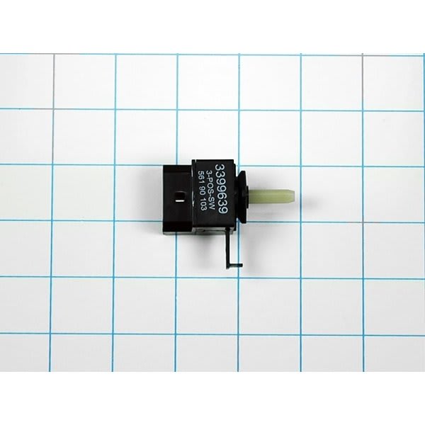 Whirlpool Replacement Cycle Selector Switch For Dryer, Part # Wp3399639