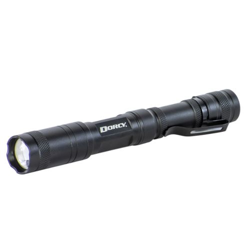 250 Lumen Aluminum Slide Focus Flashlight, 2AA Included