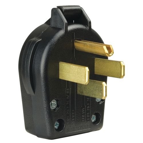 Eaton 15A Arrow Hart Heavy-Duty Universal Nema Power Plug - Black