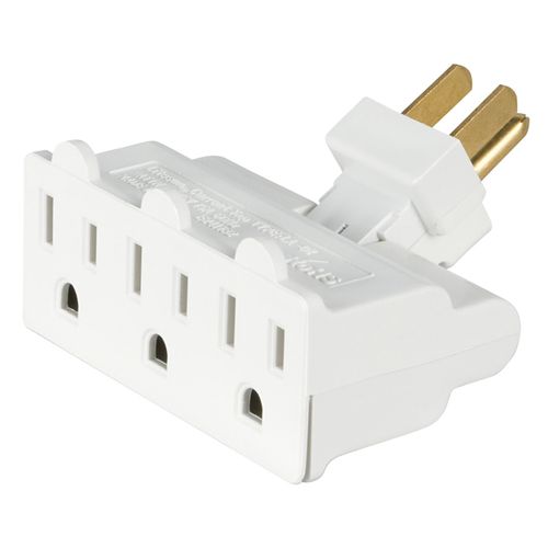 Eaton Swivel Three Outlet Tap - White