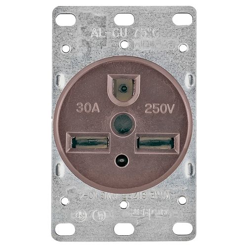 Eaton Flush Power Device Receptacle - Black