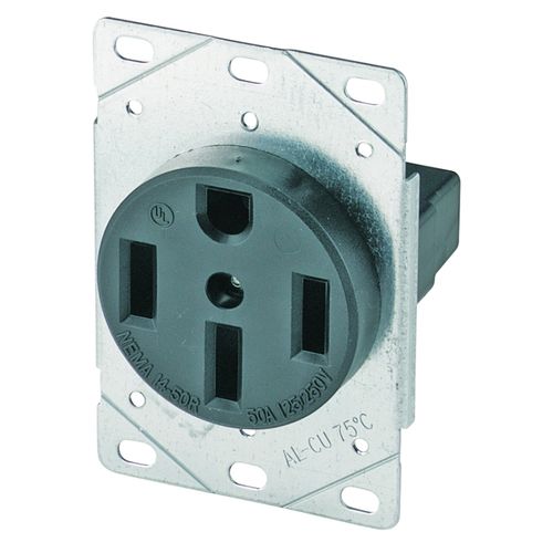 Eaton Range 50A Power Device Receptacle - Black