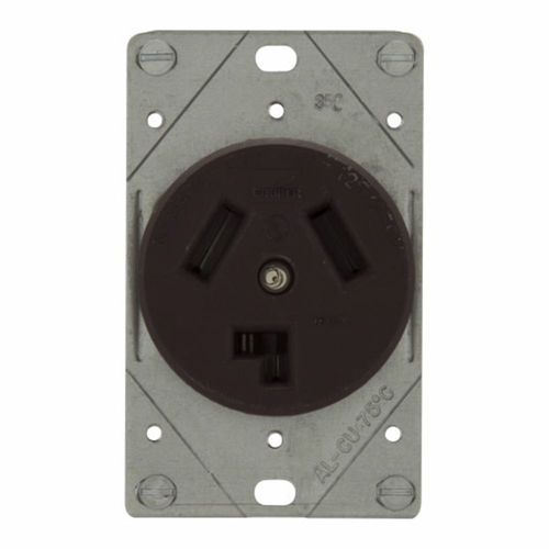 Eaton Non-Grounding Power Device Receptacle - Brown