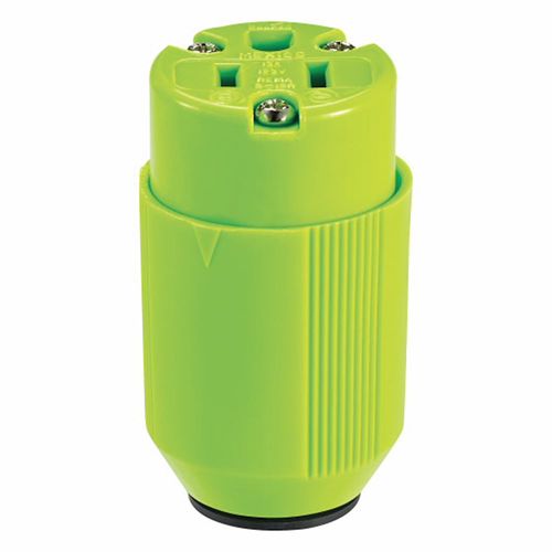 Eaton HI VIS Green Connector, 15A, 125V