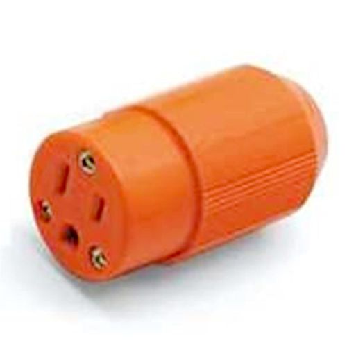 Eaton Auto Grip, 15A Straight Blade Connector - Orange