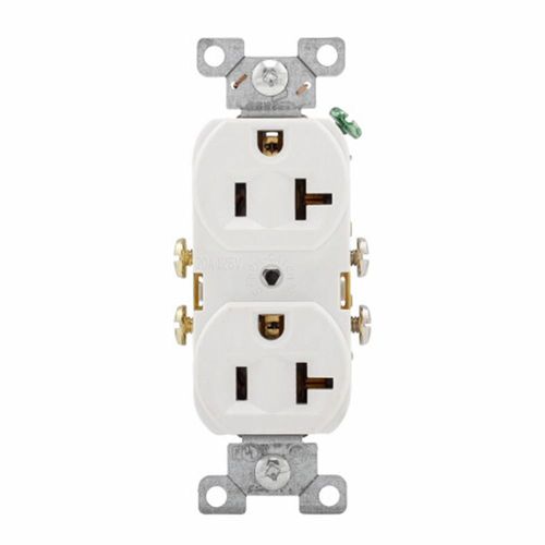 Eaton Commercial Specification Grade Duplex Receptacle - White