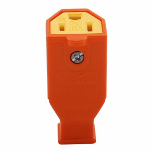 Eaton Impact-Resistant Straight Blade Connector - Orange