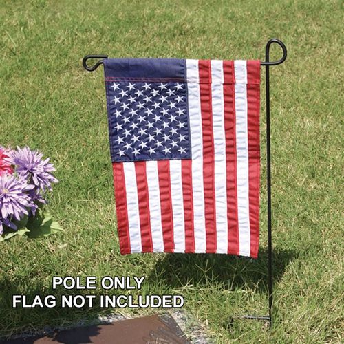 Evergreen Metal Garden Flag Pole, 28"