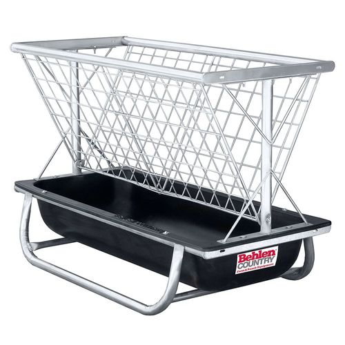 5 Ft. Galvanized Sheep Bunk and Hay Rack 76021878