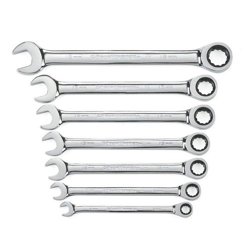 GearWrench Ratchet Combo Wrench Set - 8mm-18mm - 7pc