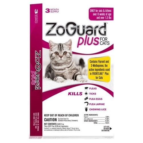 ZoGuard Plus for Cats over 1.5 lbs. (3 pack)