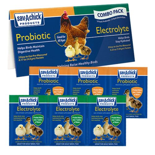 Sav-A-Chick Combo Pack 3 Pack Probiotic and Electrolyte