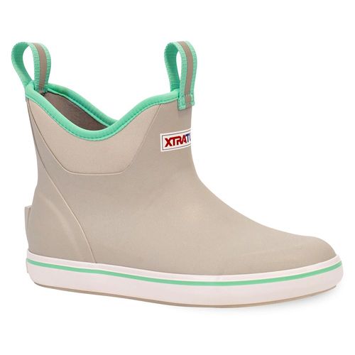 XTRATUF 6" Women's Ankle Deck Boot, Gray, 8