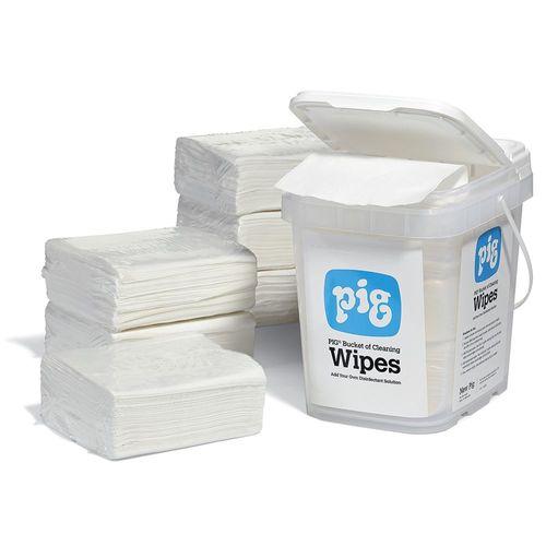 Pig Bucket of Wipes