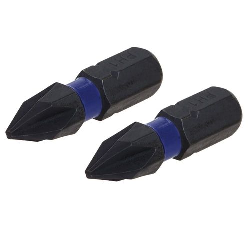 Phillips Impact Insert Bits Number 1 (Pack of 2) Irwin