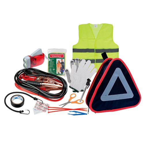 Performance Tool 11 Piece Roadside Emergency Kit