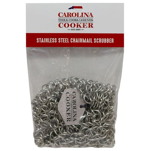 Carolina Cooker Chainmail Scrubber with Key Ring