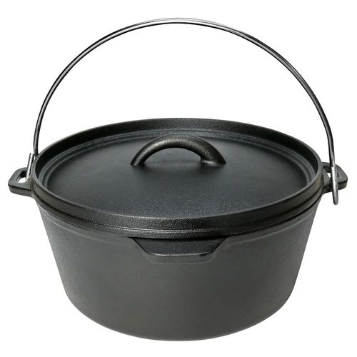 Carolina Cooker 5 Quart Preseasoned Cast Iron Dutch Oven