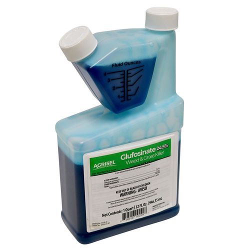 Agrisel Glufosinate 24.5% Weed and Grass Killer, 1 Qt./32 oz.