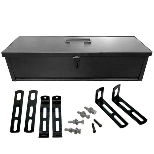 20 in. Tractor Tool Box Black
