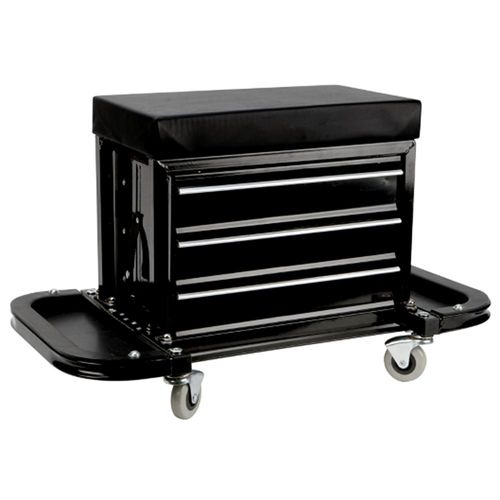 Performance Tool 3 Drawer Rolling Mechanic's Seat