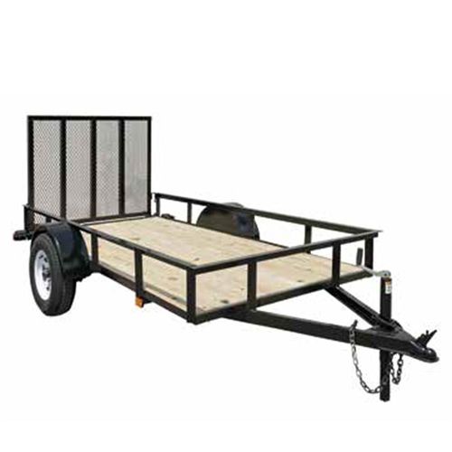 Triple Crown Trailers Single Axle 5' x 10' Utility Trailer w/ Wood Floor