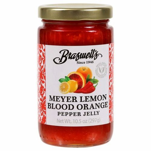 Braswell's Meyer Lemon Blood Orange Pepper Jelly 10.5 oz.